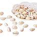 Pandahall 50pcs Spiral Seashell Beads Beach Cowrie Sea Shells White Natural Shell Pendants Beads Charms Beads for Jewelry Making, Party Wedding Decor, and Craft Project (18~20x13mm)