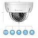 Amcrest UltraHD Outdoor 4-Megapixel Vandal Dome IP Security PoE Camera - MicroSD Storage, IP67 Weatherproof, IK10 Vandal-Proof, 4MP (2688 TVL), IP4M-1028E (White)
