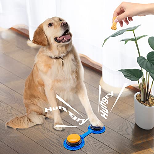 RANSANX Recordable Button for Dogs, Talking Dog Buttons with Mat Dog
