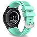 Midenso Bands for Gear S3 Frontier/Classic/Moto 360 2nd Gen 46mm Watch Silicone Bracelet, Sports Silicone Band Strap Replacement Wristband for Samsung Gear S3 Frontier / S3 Classic (Teal)