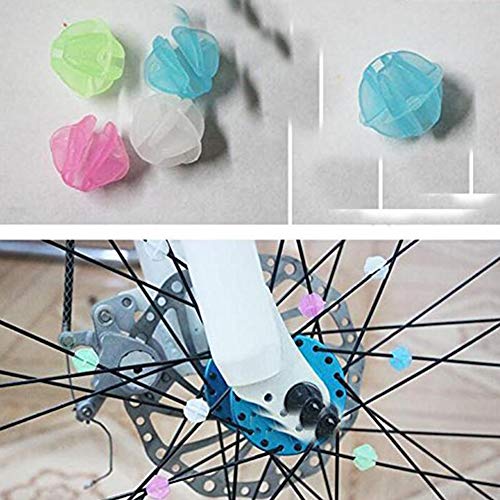 image for Ouken 36Pcs Bicycle Spoke Clip Bead Star Shape Bike Wheel Decoration S