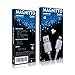 MAGNITTO Premium Compact Magnetic USB Charger Cable Adapter for iPhone 5, 5c, 5s, SE, 6, 6 Plus, 6s, 6s Plus, 7, 7 Plus, iPad, iPod, Nylon Braided 8-Pin Lightning to USB cord ( 2 Pack Silver )