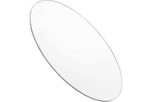 Tofficu Large Decorative Wall Mirror Acrylic Frameless Unique Bedroom Bathroom Mirror for Entryway