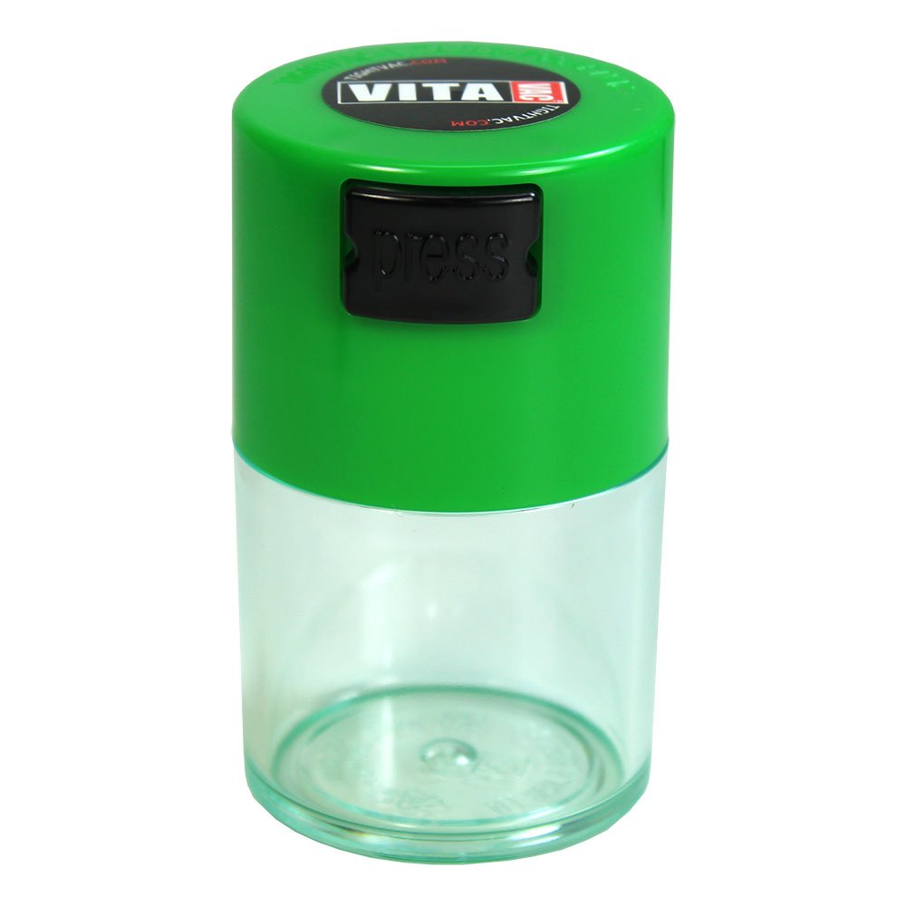 Tightvac VitavacPocketvac Vacuum Sealed Pill Box & Vitamin Container