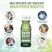 BrainJuice Brain Booster Shot, Original Peach Mango | Liquid Drink Supplement for Improved Energy, Memory, Focus, Clarity & Mood, Gluten-Free, Non-GMO | Starter Trial Pack, 2.5 fl oz, 4 Count
