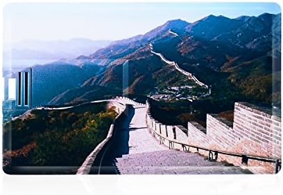 Portable Credit Card Flash Drive 16GB Pen Drive 2.0 USB Memory Card Mini U Disk Waterproof (View of Great Wall)