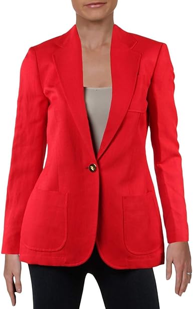 red blazer outfit womens
