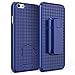 i-Blason Case Designed for iPhone 6 Plus, i-Blason® [Transformer] iPhone 6 Plus (5.5) Case Slim Holster **Kickstand** [Holster Combo] Textured Finish [Better Grip] - Slim Case (Blue)