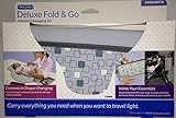 The First Years Deluxe Fold and Go Diapering Kit, Blue/Gray