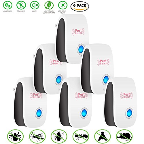 Ehome Ultrasonic Pest Repeller Pest Control - Electronic Mouse repellent Plug in Pest Warrior- Bug Repellent for Mice, Rat,Bug,Spider,Roach,Fly,Ant - No More Insect Sprayers&Mouse Trap - Thumbnail 6