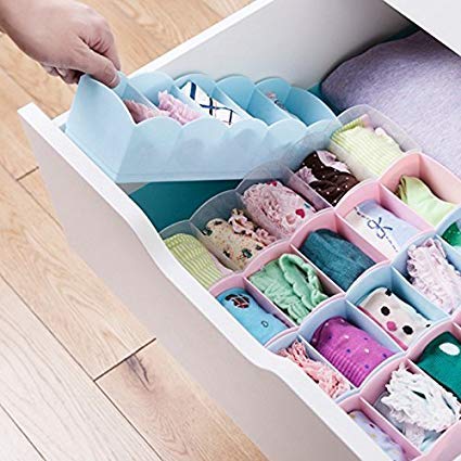 Mahadev Mall Multifunctional 5 Cell Organizer Plastic Desktop