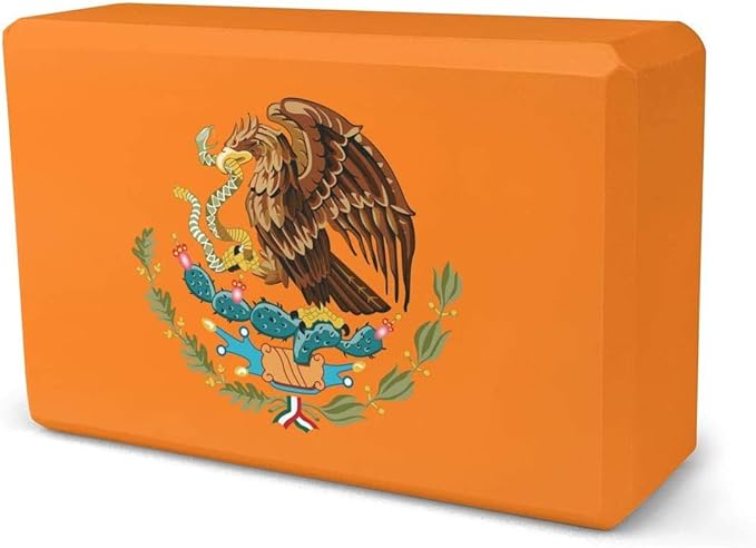 Yoga-Ziegel, Motiv: NA, Mexiko, Adler-Flagge, Verkauf als ...