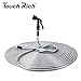 TOUCH-RICH 100FT 304 Stainless Steel Metal Garden Hose - Heavy Duty Water Hose, Outdoor Yard, Lightweight - Guaranteed Flexible & Never Kink