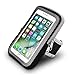 iPhone Armband Armband Pouch for iPhone 7 Plus Running Bag Zipper Small Outdoor Sports Fitness Arm pack for Smartphone Sweat-resistant Night Exercise Jogging Cycling Gym Workout Key Holder Gift-Gray