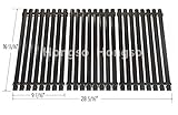 Hongso PCZ193 Porcelain Steel Channel Cooking Grid Replacement For Gas Grill Model Charbroil 463440109, Sold As A Set Of 3; Aftermarket Replacements