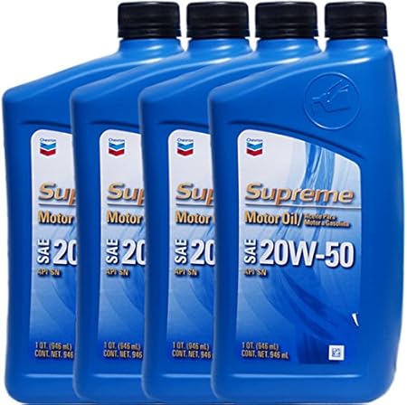 Amazon 946ml シェブロン エンジンオイル w 50 4本セット エンジンオイル オイルフィルター 車 バイク