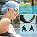 Tayogo Wireless Waterproof MP3 Music Player Headphones Wearable Sports Earhphones-Built-In 8GB with Pedometer,FM Radio and Phone APP for Runing Swimming Underwater Diving + Free Carrying Case(Black)