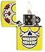 Zippo Sugar Skull Lemon Matte Pocket Lighter, One Size (2001460)