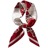 ANDANTINO 100% Mulberry Silk Square Scarf for Hair-25.6" X25.6'' Women Men Natural Silk Neckerchief Digital Printed Headscarf