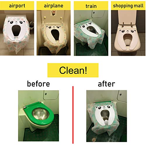 5 Travel+Toddler+Toilet+Covers+Disposable