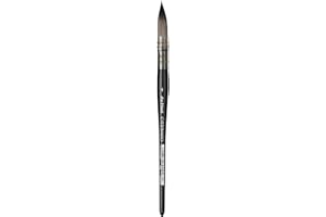 da Vinci Watercolor Series 498 Casaneo Paint Brush, Round Quill New Wave Synthetics, Size 4