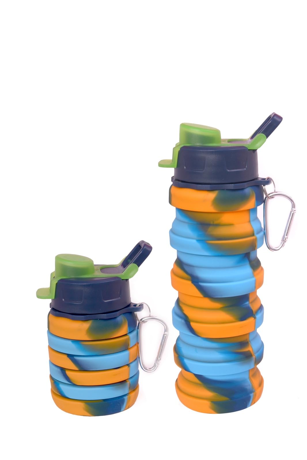Photo 1 of “Portable Foldable Water Bottles – Compact & Reusable for Travel, Sports, and Outdoors for Kids and Adults”