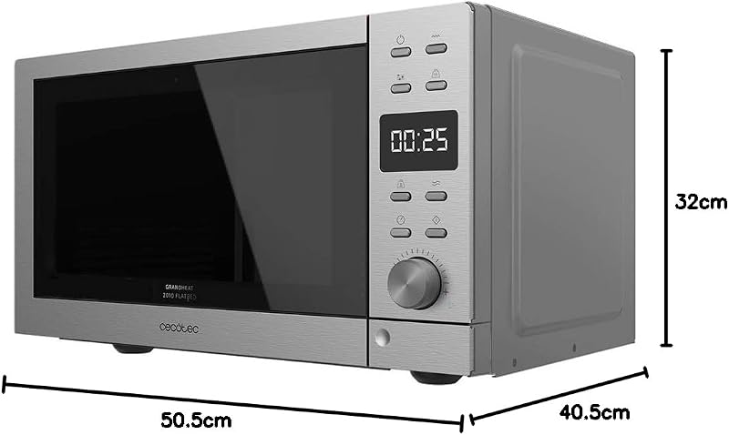 Forno a Microonde senza gradheat piatto 2300 tocco piatto bianco. Capacità 23 litri, potenza 800 W, 8 funzioni preconfigurate, timer fino a 95 minuti