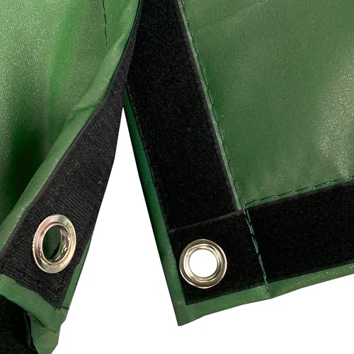 LTCANOPY Acoustic Barrier Outdoor Soundproof Cover Sound Proof Protection Construction Site Sports Pitch Sound Insulation 200 x 100 cm (Green)