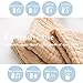 MUKIN Baby Muslin Washcloths – 100% Organic Cotton - Baby Face Towel Set – Reusable Baby Wipes and Muslin Washcloth Set for Newborn Baby - Baby Registry as Shower Gift. (6 Pack) (10''x10'')