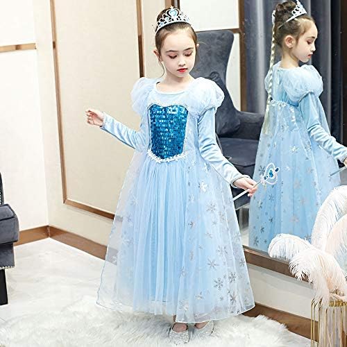 アナと雪の女王 ディズニー プリンセス エルサ風 ワンピース お姫様 コスプレ衣装 子供 かわいい コスチューム コスプレ 仮装 女の子 コスプレ道具 小物 ハロウイン クリスマス 文化祭 100 110 1 130 140 L 1 130cm B0xq54br 1 290円 日本最大級の品揃え