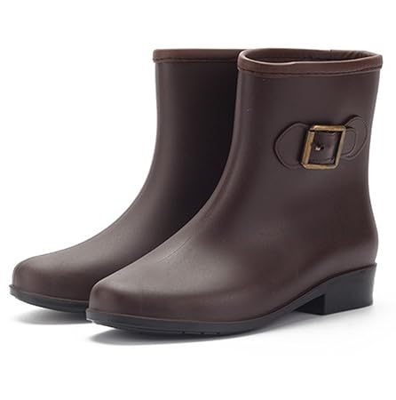 Wasser-Stiefel, KENO Elegante wasserdichte Stiefel / Gummi-Stiefeletten für Frauen, geeignet für schlechte Wetter- oder Garte