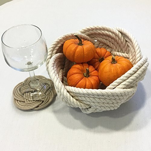 Nautical Rope Cotton Woven Knot Bowl