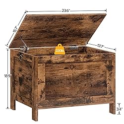 HOOBRO Storage Chest, Retro Toy Box Organizer with