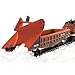 HO-Scale Wedge Snow Plow Train Accessory Set With Two Ground Crew Figurines by Hawthorne Village