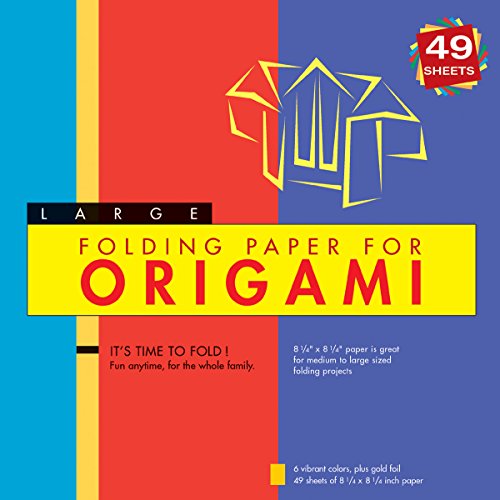 Folding Paper for Origami: Large 8 1/4