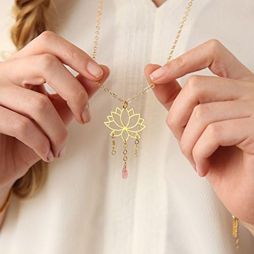 Handmade Perfect Inspirational Lotus Necklace