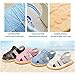 LONSOEN Toddler Boy Girl Summer Outdoor Closed-Toe Leather Sandals