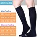 BENCOMOM 3 Pack Men's Compression Sock for Travel,Nurse,Athletics,Circulation&Recovery