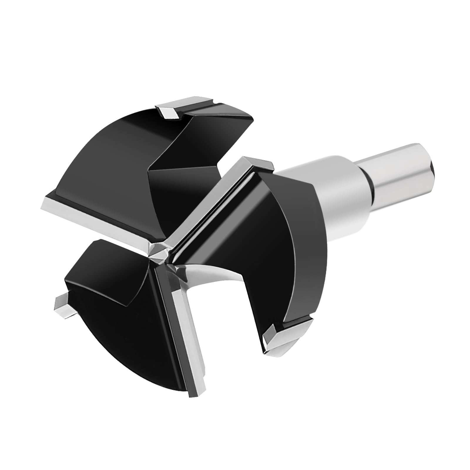 hsawbit 80mm forstner drill bit, Triple-Flute Carbide Tipped Forstner Bit Hole Cutter for Hard Wood, Woodworking Hinge Cutter Hinge Drill Bit