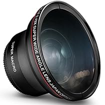 58MM 0.43x Altura Photo Professional HD Wide Angle Lens (w/ Macro Portion) for Canon EOS Rebel 77D T7i T6s T6i T6 T5i T5 T4i T3i T3 SL1 1100D 700D 650D 600D 550D 300D 100D 60D 7D 70D
