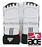 adidas Takewondo Foot Protector Foot Guard Foot Gear KTA Approved TKD Tae Kwon Do S to XL (2.M(9.84-10.2inch)(250-260cm))