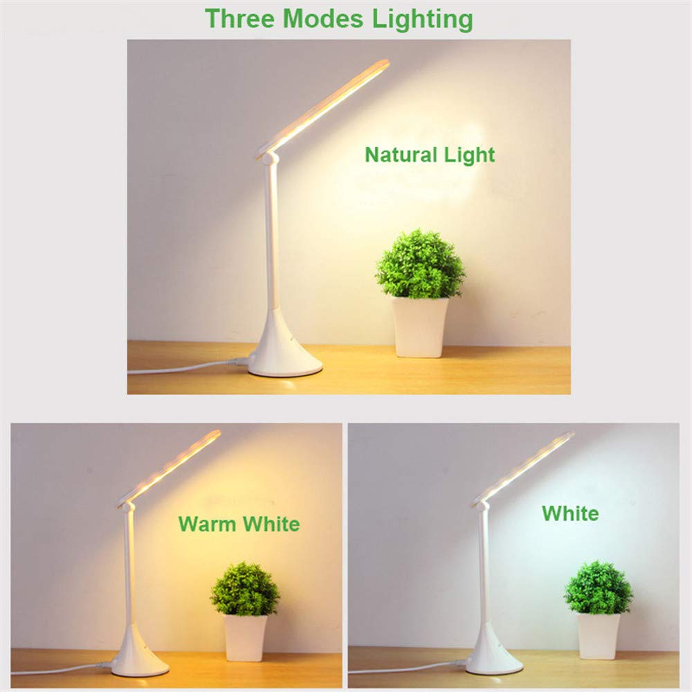 Dormitorio Lámpara De Escritorio Táctil Led Con Alimentación Usb ...