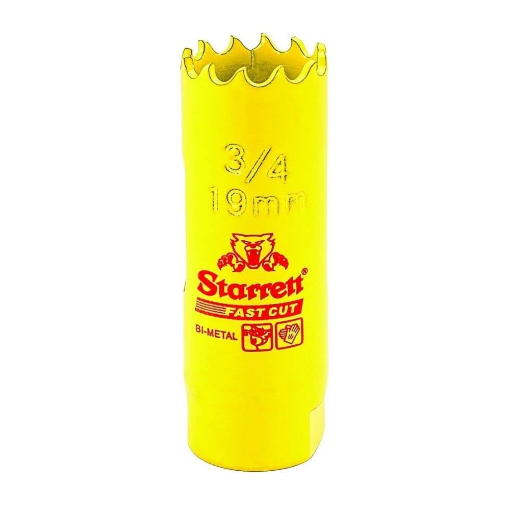 Starrett 63FCH019 19mm Core Drill Yellow