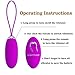 XISE Rechargeable Bullet Vibrator Wireless Remote Control Vibrating Love Egg Vibrators Adult Sex Toys Vibe for Women or Couples