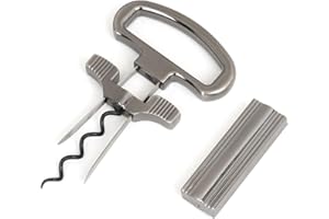 Gorilley Vintage Bottle Two Prong Wine Opener Cork Puller Extractor for Old Fragile Corkscrew Sommelier Waiter Tool