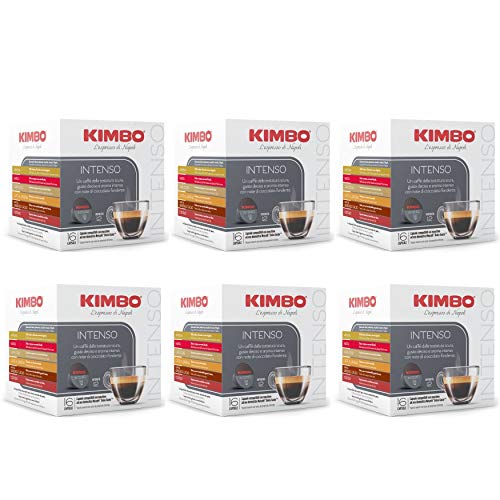 Kimbo Intenso Kaffeekapseln, kompatibel mit Dolce Gusto Nescafè, 6 Packungen mit 16 Kapseln (insgesamt 96 Kapseln) – Bild 3