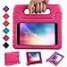 Samsung Galaxy Tab 4 8.0 Case - BMOUO EVA Light Weight ShockProof Kids Case Super Protection Cover Handle Stand Case for Kids Children for Samsung Galaxy Tab4 8-inch Tablet - Rose Color
