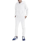 Haloumoning Boys Sweatsuits Kids Active Zip Hoodie Sweatershirt and Jogger Sweatpants 5-14 Years