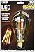 Original” Vintage Exposed Filament Clear Glass Soft White (2100K) Dimmable ST19 LED Light Bulb (BPST19/LED)