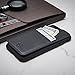 Vaultskin Eton Armour for iPhone SE (2nd & 3rd Gen). Slim Minimalist Leather Case for Cars and Cash - Holds up to 8 Cards (iPhone 2nd & 3rd Gen, Black)
